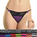 Women's G-Strings Underwear - Chevron Print